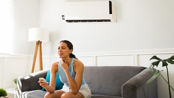 Huis koeler met een warmtepomp